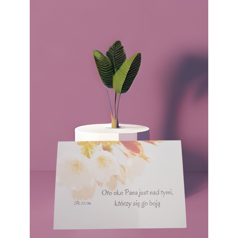 Karta z wersetem
